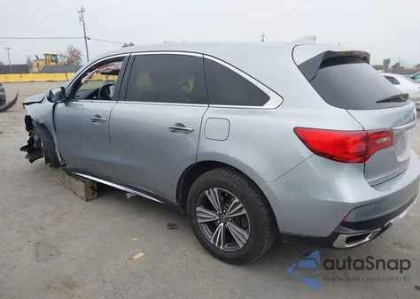 2017 Acura Mdx z USA, uszkodzony, nr VIN 5FRYD3H37HB005523